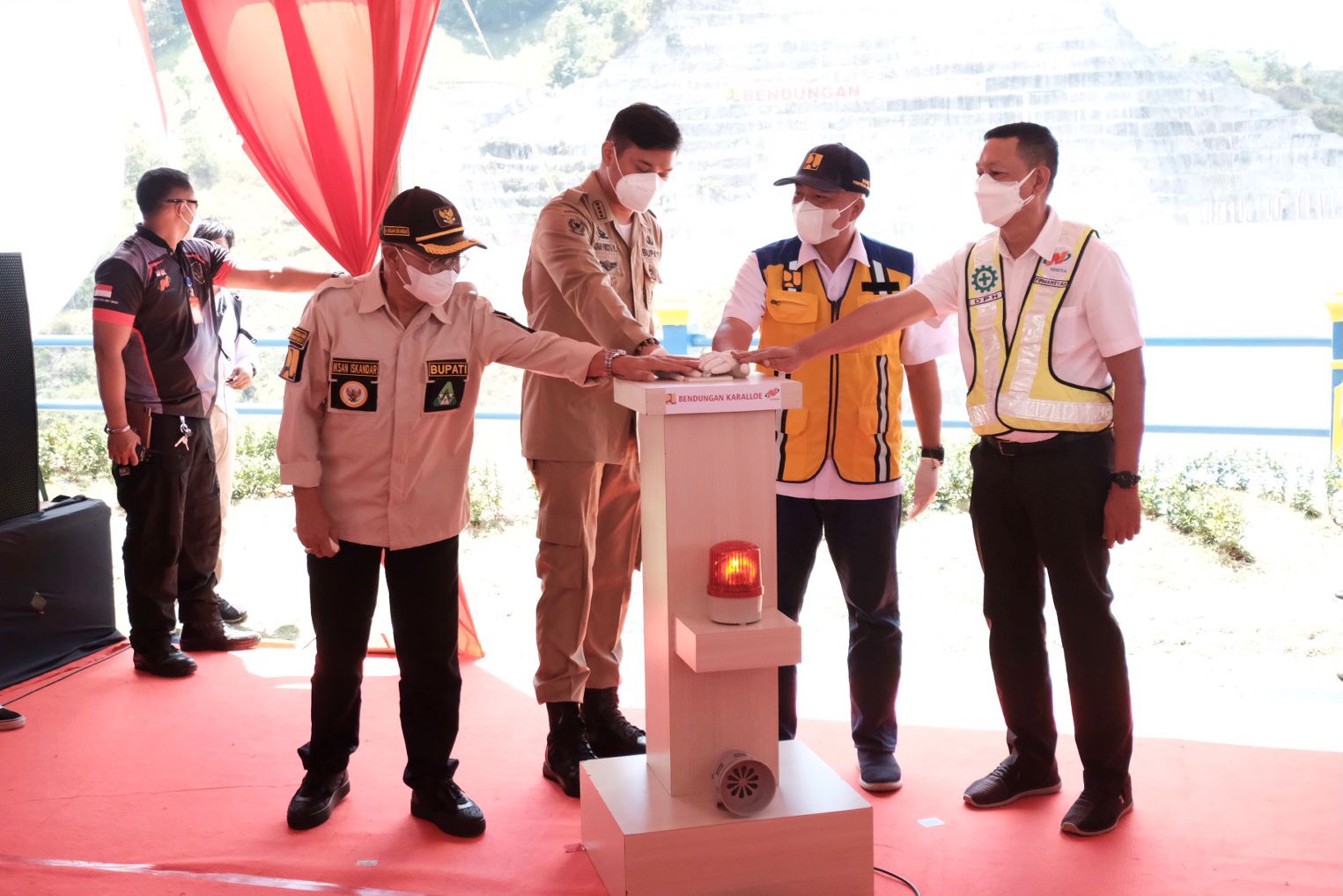 Bupati Gowa Harap Bendungan Karalloe Segera Diresmikan